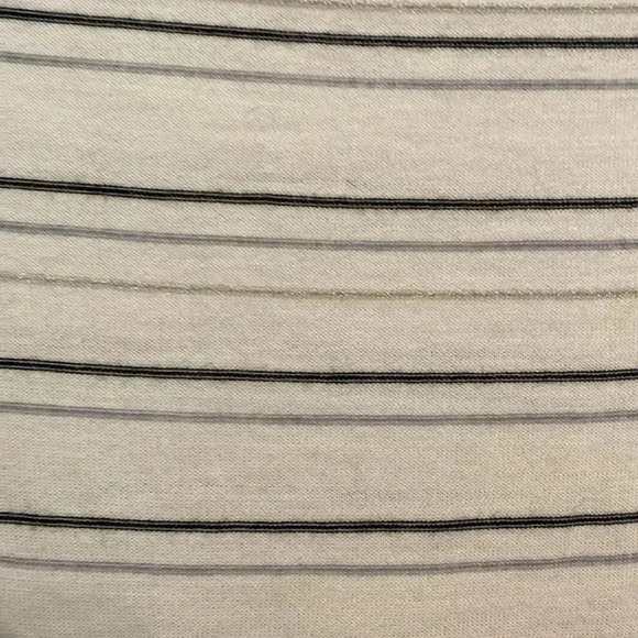 Banana Republic cream 100% merino wool striped sweater - small - crew neck - Picture 6 of 6